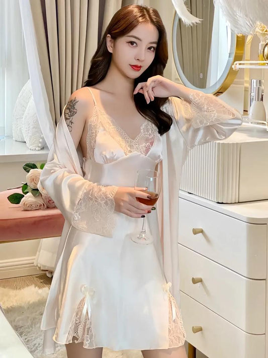 The new favorite of European and American fashionistas in pajamas - silk pajamas